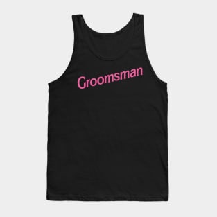 Groomsman Barbie logo Tank Top